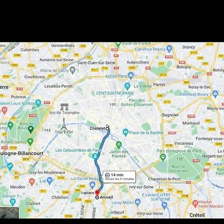 Apartman Lumineux A Arcueil-cachan *